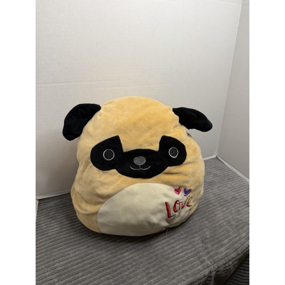 Squishmallow Kelly Toy Pam Pug 12" Plush Stuffed Animal Pillow See Pictures